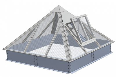 Встраиваемые люки дымоудаления