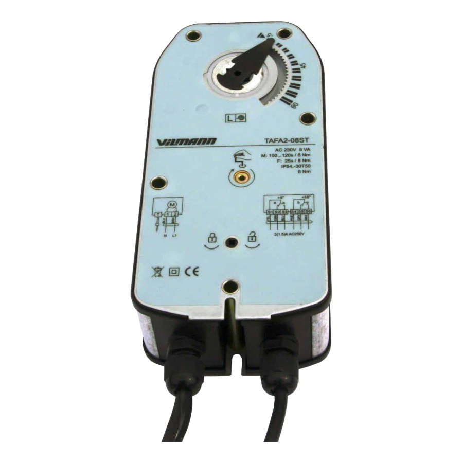 Электропривод VILMANN TAFA1-08S (8 Нм) Электропривод VILMANN TAFA1-08S (8 Нм)