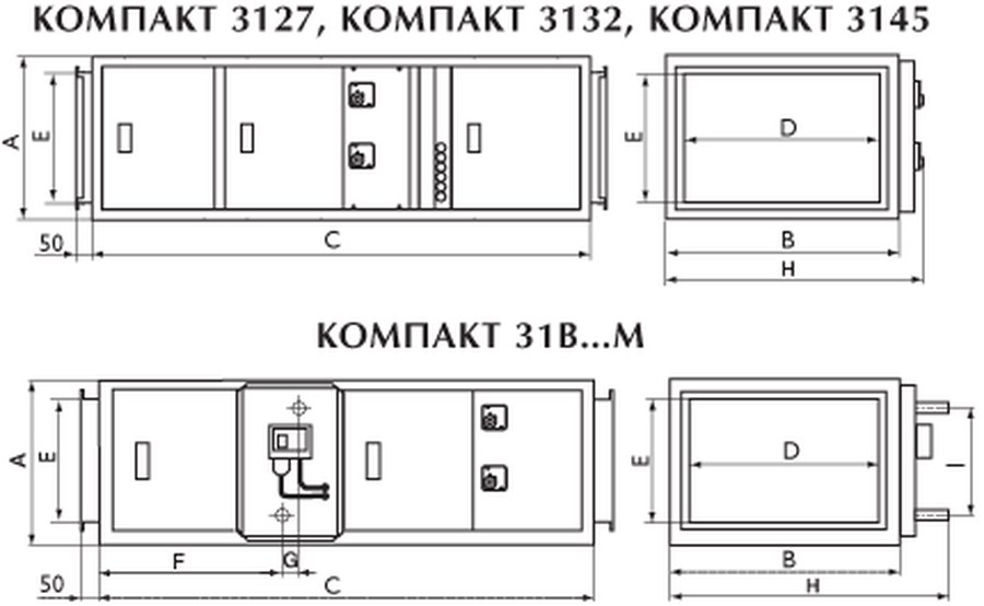 Приточные установки Компакт 3145